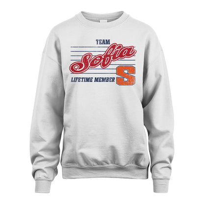 Team Your Name Lifetime Member Vintage Shirt SOFIA M1-24