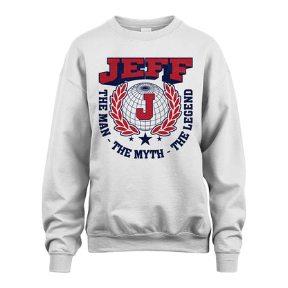 The Man The Myth The Legend Logo Shirt JEFF M1-30