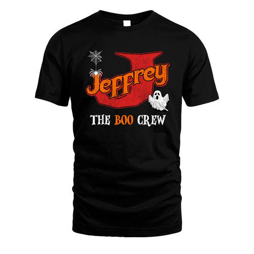 The Boo Crew Halloween Custom Name Shirt JEFFREY M1-22