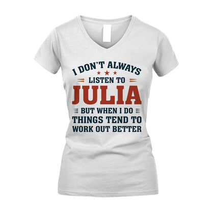 I Don't Always Listen To... JULIA M1-2