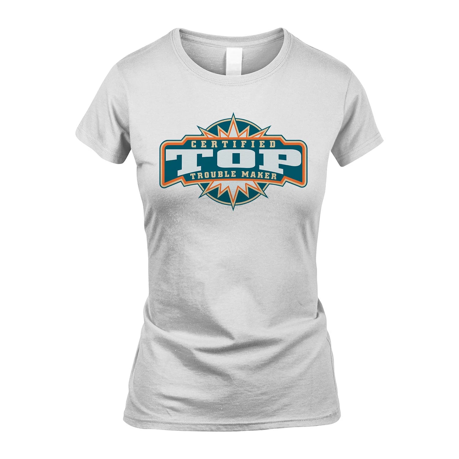 Certified Your Name Trouble Maker Shirt TOP M1-36