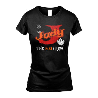 The Boo Crew Halloween Custom Name Shirt JUDY M1-22