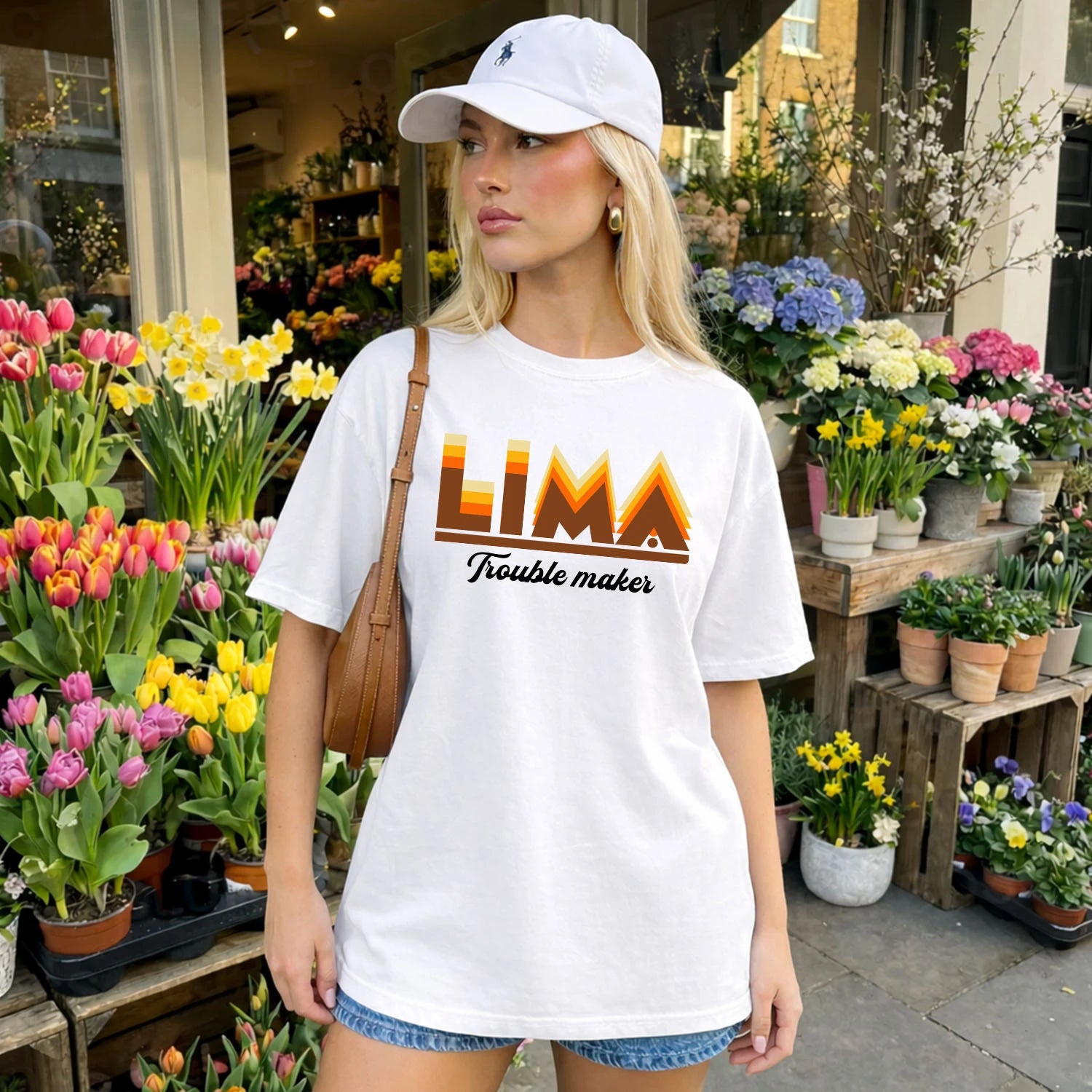 Your Name Trouble Maker Funny Shirt LIMA M1-34