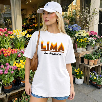Your Name Trouble Maker Funny Shirt LIMA M1-34