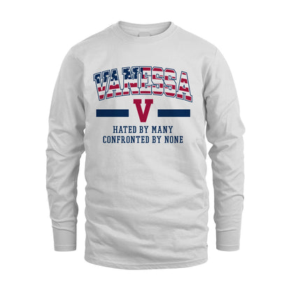 Hated By Many Confronted By None America Shirt VANESSA M1-10