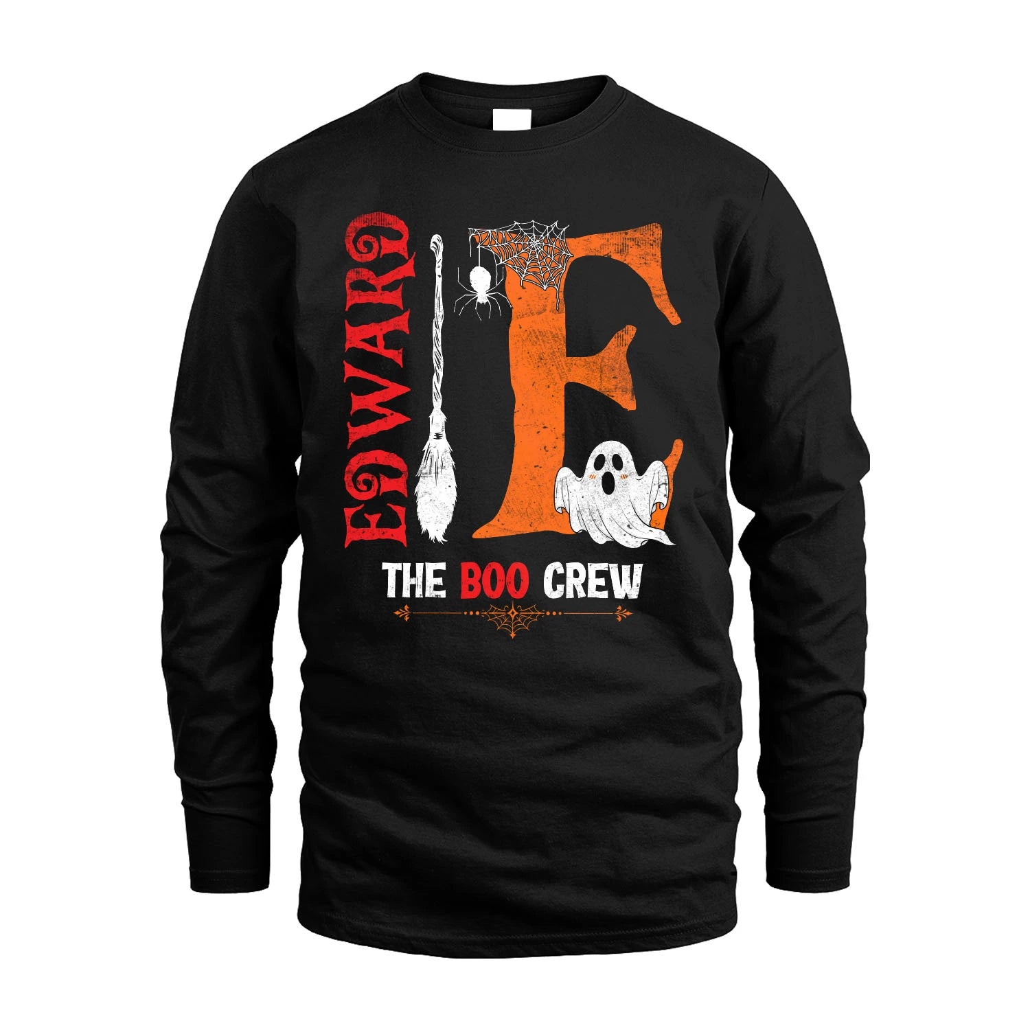 The Boo Crew Halloween With Your Name Shirt EDWARD M1-23