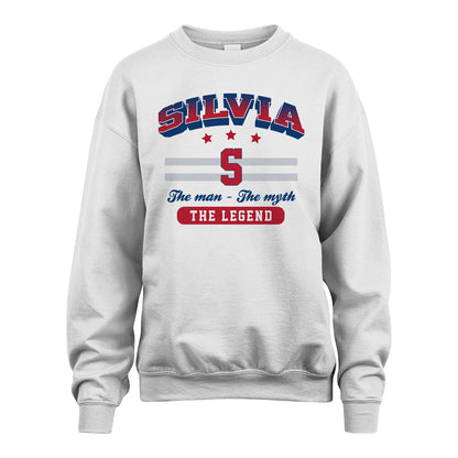 The Man The Myth The Legend With Your Name Shirt SILVIA M1-35