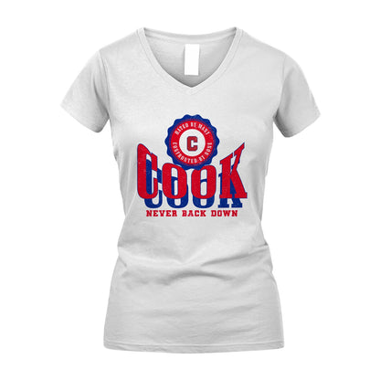 Your Name Never Back Down Shirt COOK M1-33