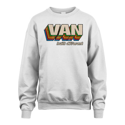 Your Name Built Different Retro Shirt VAN M1-26