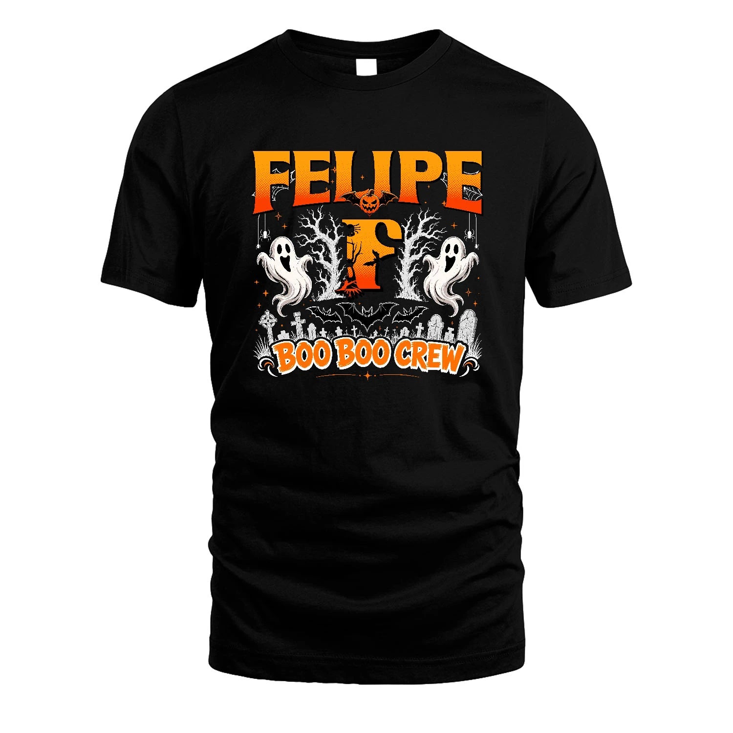 Boo Boo Crew Halloween Custom Name Shirt FELIPE M1-28