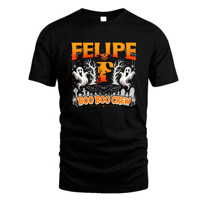 Boo Boo Crew Halloween Custom Name Shirt FELIPE M1-28