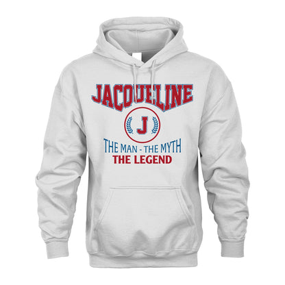 The Man The Myth The Legend Jet Style Shirt JACQUELINE M1-9