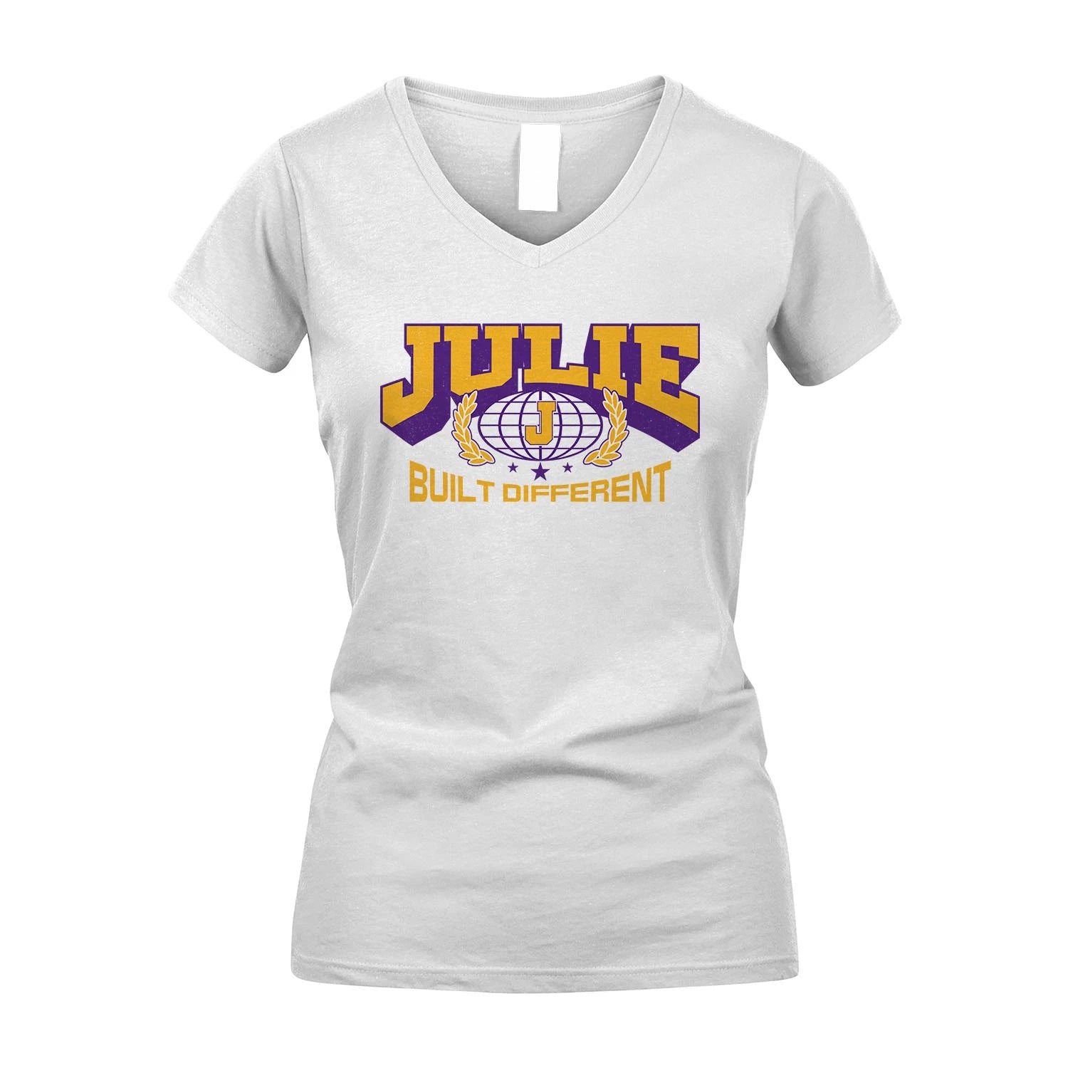 Your Name Built Different Sporty Shirt JULIE M1-32