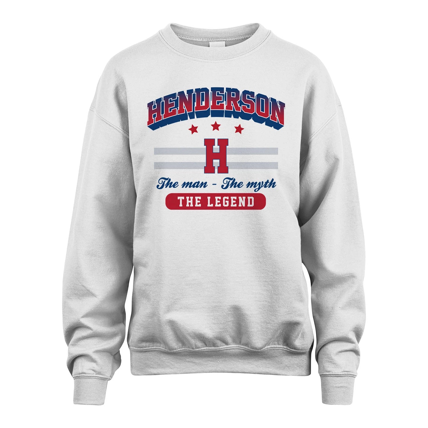 The Man The Myth The Legend With Your Name Shirt HENDERSON M1-35