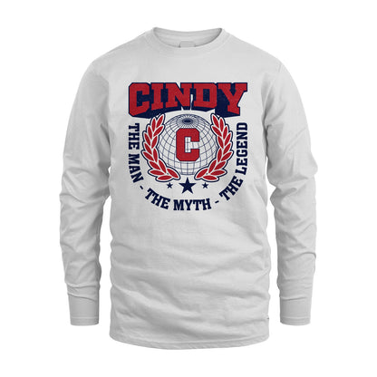 The Man The Myth The Legend Logo Shirt CINDY M1-30