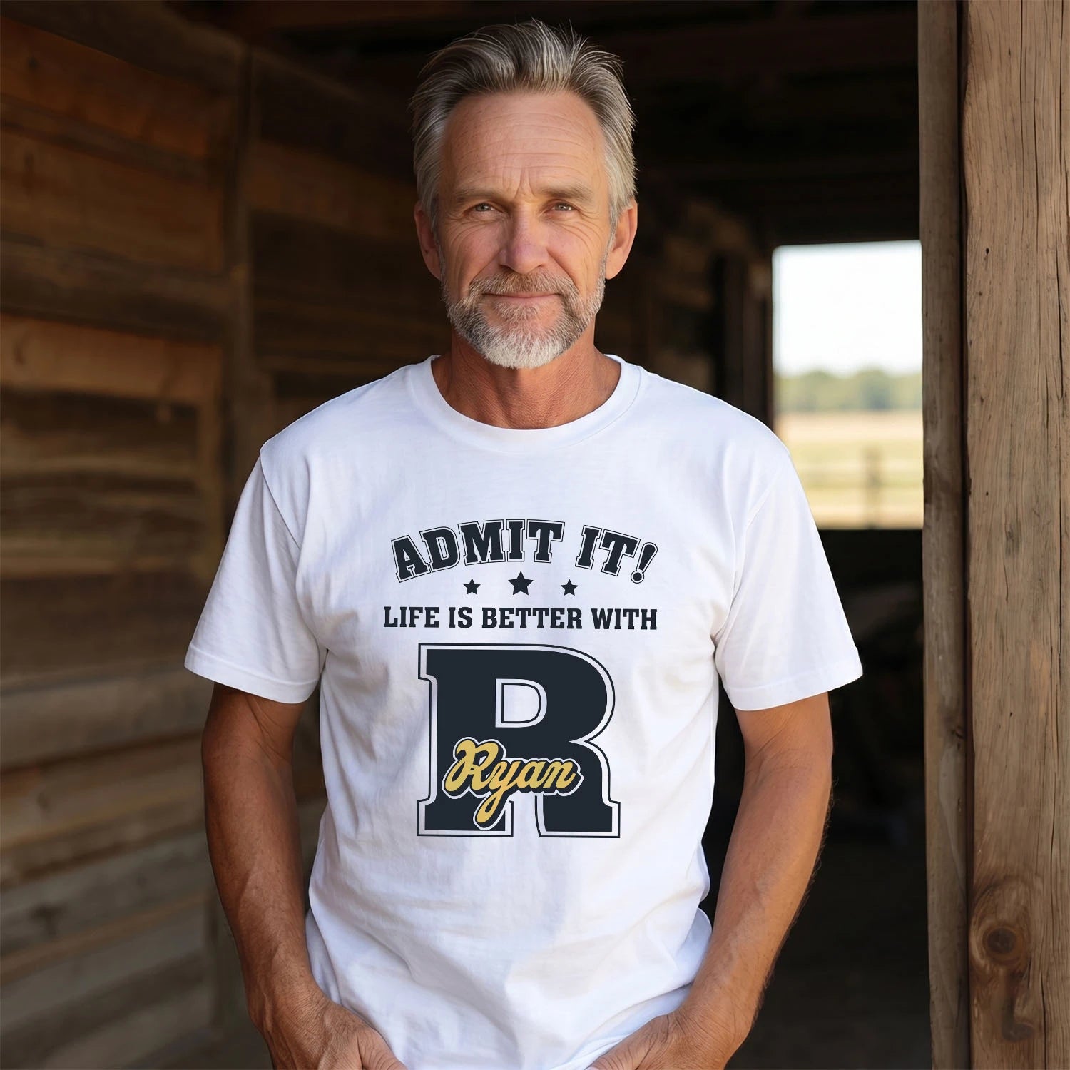 Life Is Better With Your Name Shirt RYAN M1-17
