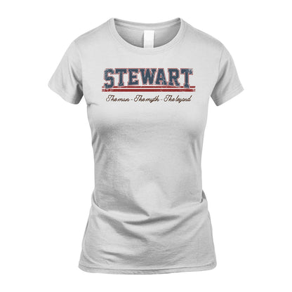 The Man The Myth The Legend Vintage Shirt STEWART M1-6