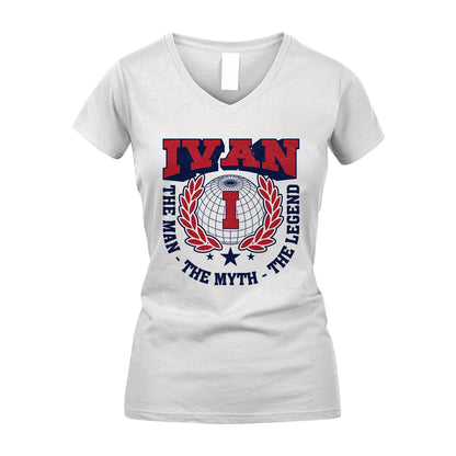 The Man The Myth The Legend Logo Shirt IVAN M1-30