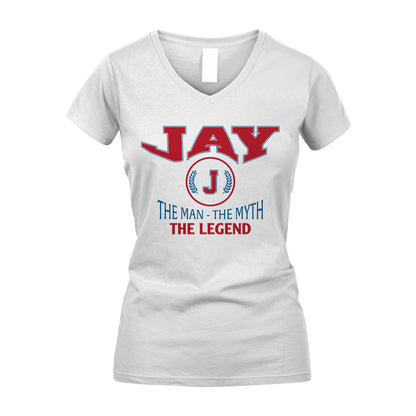 The Man The Myth The Legend Jet Style Shirt JAY M1-9