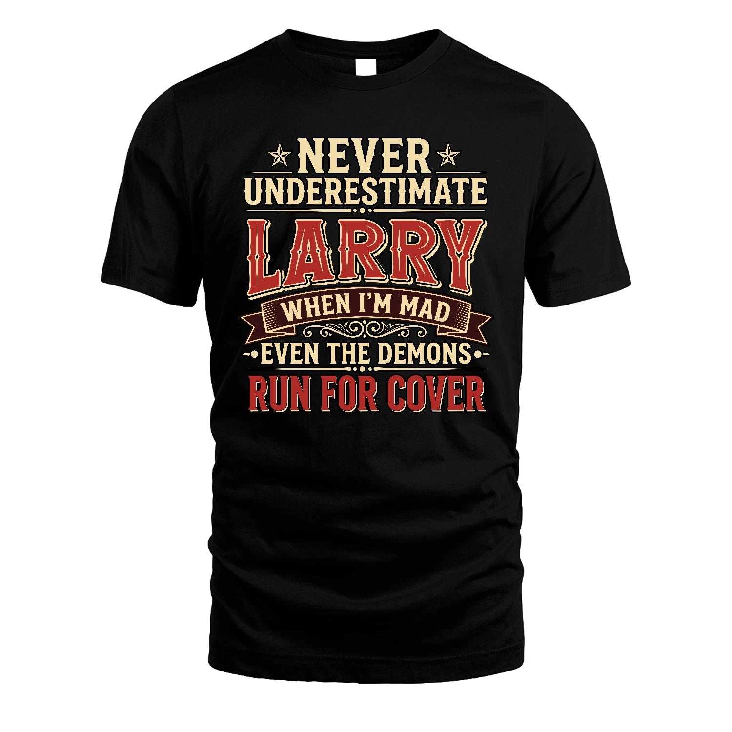 Never Underestimate When I'm Mad Shirt LARRY M1-4