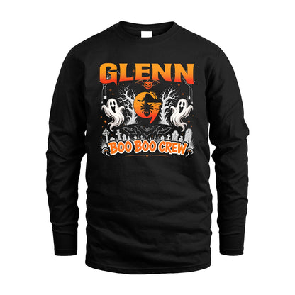 Boo Boo Crew Halloween Custom Name Shirt GLENN M1-28