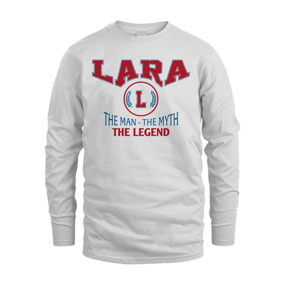 The Man The Myth The Legend Jet Style Shirt LARA M1-9