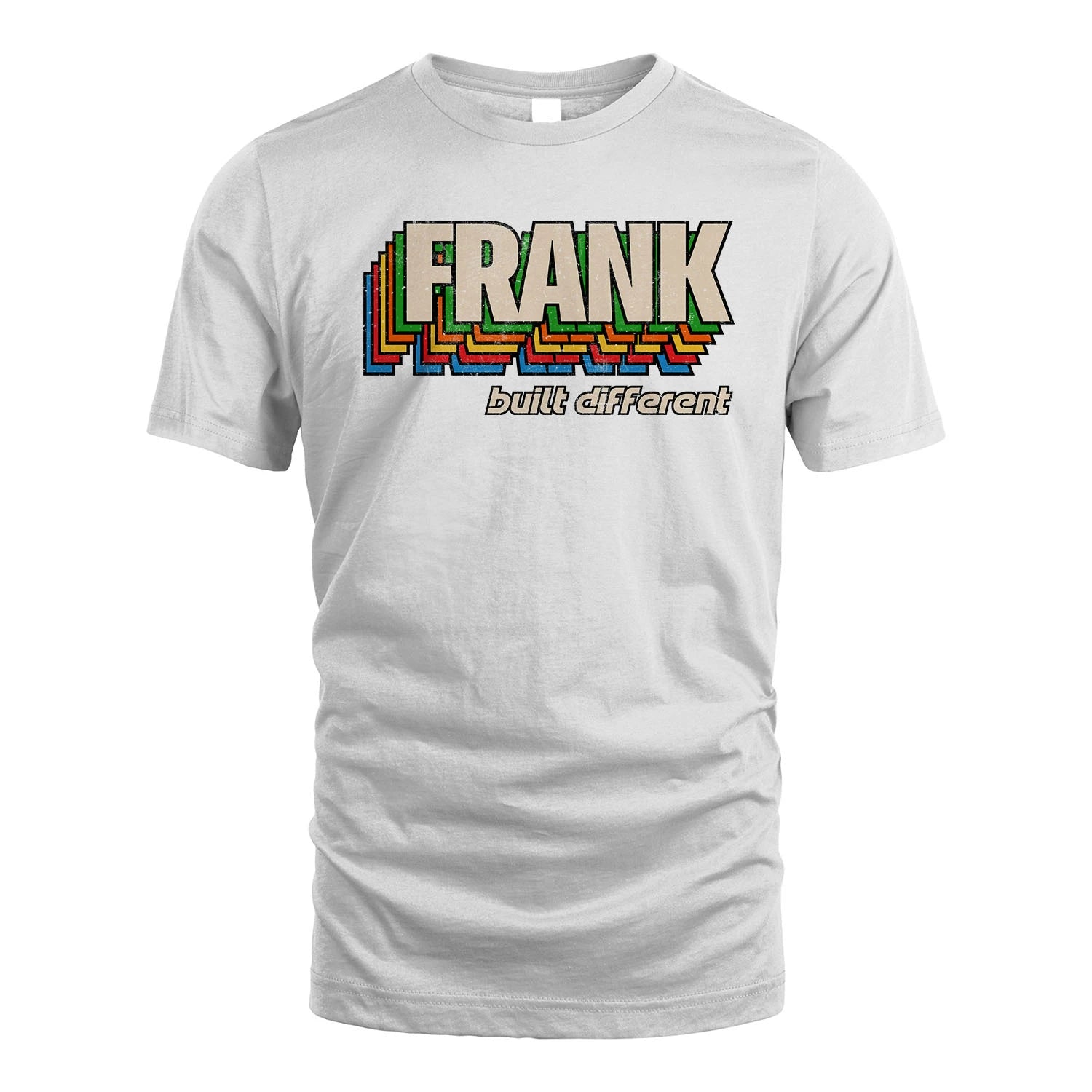Your Name Built Different Retro Shirt FRANK M1-26