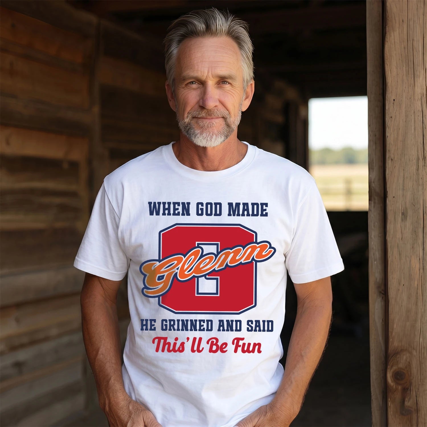 God Made Your Name Custom Shirt GLENN M1-16