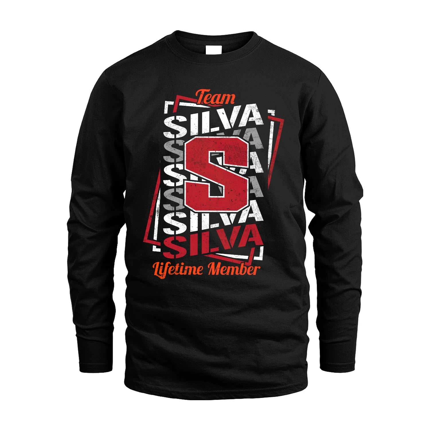 Team Your Name Lifetime Member Sporty Shirt SILVA M1-25
