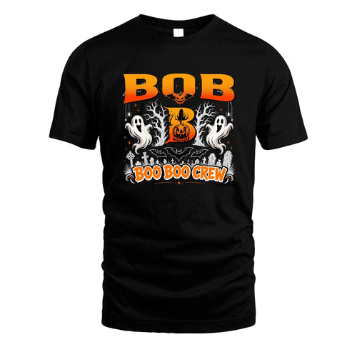 Boo Boo Crew Halloween Custom Name Shirt BOB M1-28