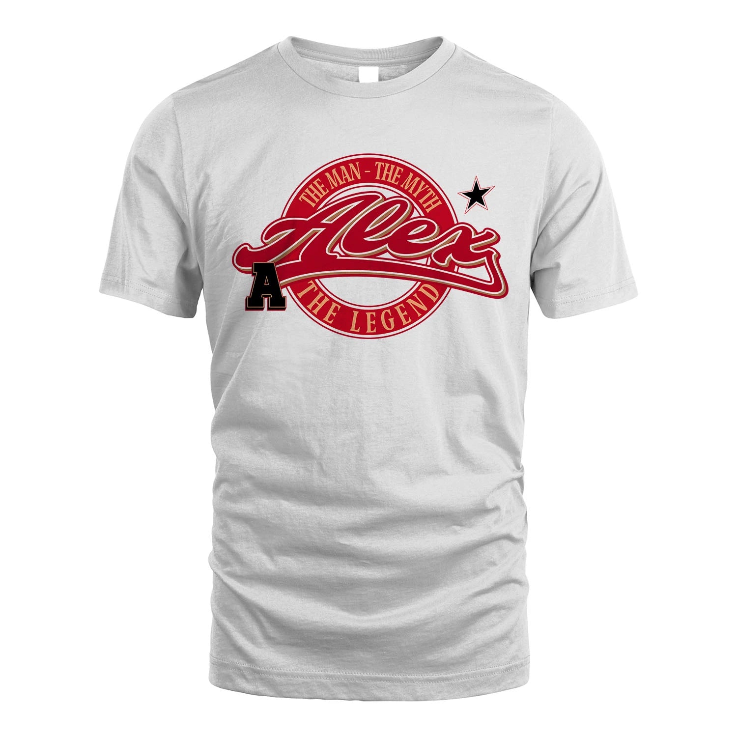 The Man The Myth The Legend Sporty Shirt ALEX M1-14