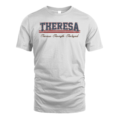 The Man The Myth The Legend Vintage Shirt THERESA M1-6