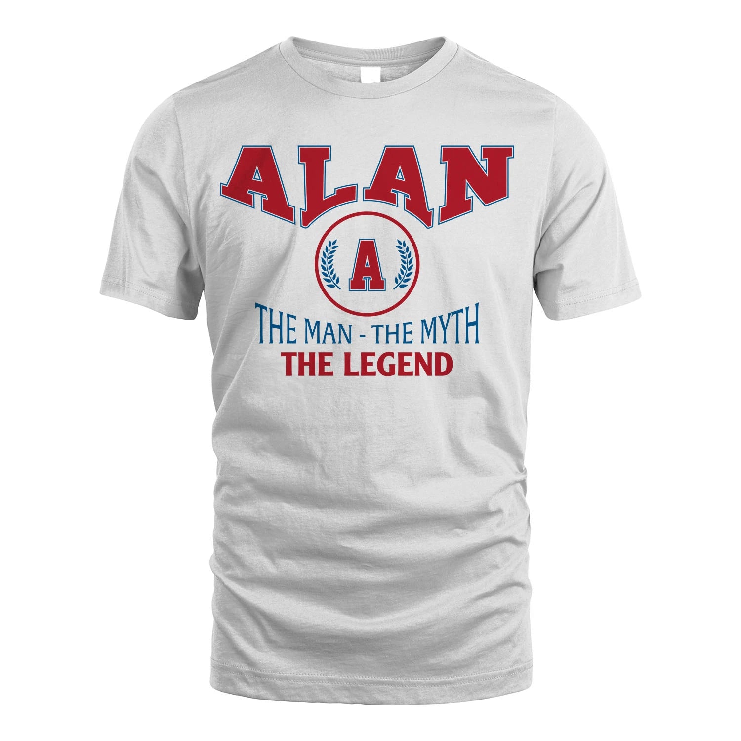 The Man The Myth The Legend Jet Style Shirt ALAN M1-9