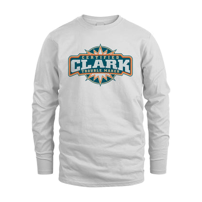 Certified Your Name Trouble Maker Shirt CLARK M1-36