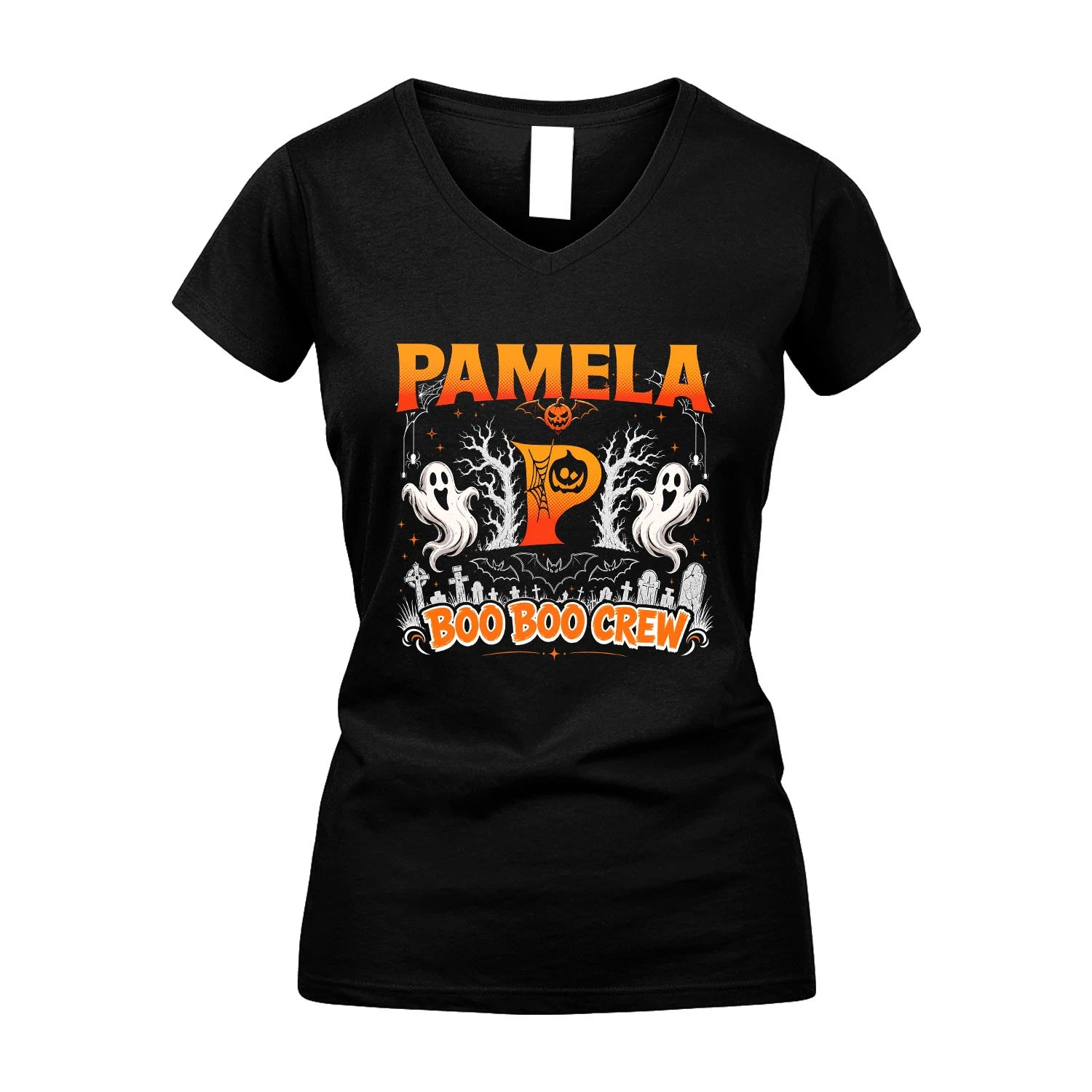 Boo Boo Crew Halloween Custom Name Shirt PAMELA M1-28