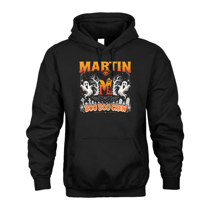 Boo Boo Crew Halloween Custom Name Shirt MARTIN M1-28