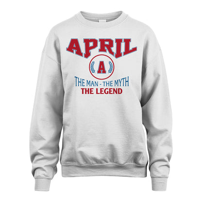 The Man The Myth The Legend Jet Style Shirt APRIL M1-9