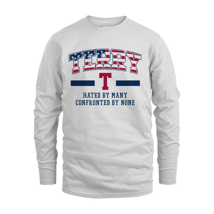Hated By Many Confronted By None America Shirt TERRY M1-10