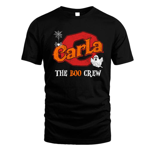 The Boo Crew Halloween Custom Name Shirt CARLA M1-22