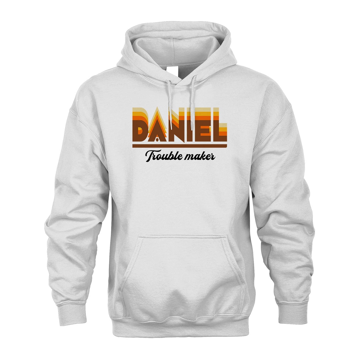 Your Name Trouble Maker Funny Shirt DANIEL M1-34