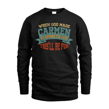 The Man The Myth The Legend Sporty Shirt CARMEN M1-15