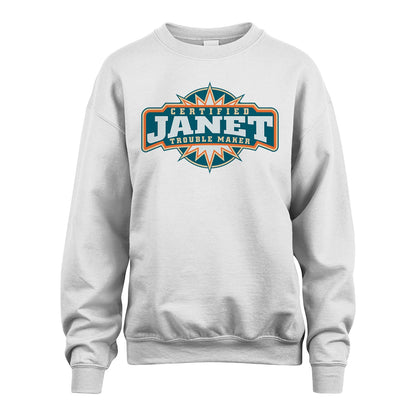 Certified Your Name Trouble Maker Shirt JANET M1-36