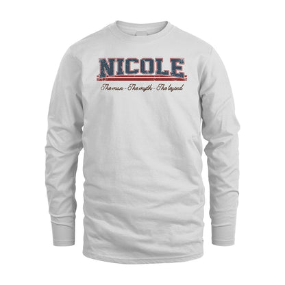 The Man The Myth The Legend Vintage Shirt NICOLE M1-6
