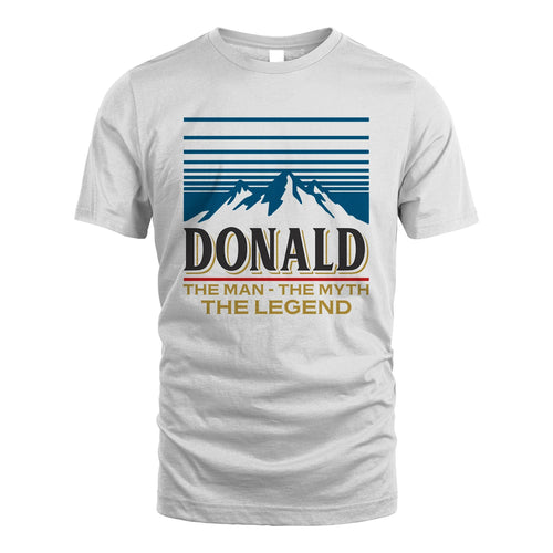 The Man The Myth The Legend Vintage Mountain Shirt DONALD M1-19