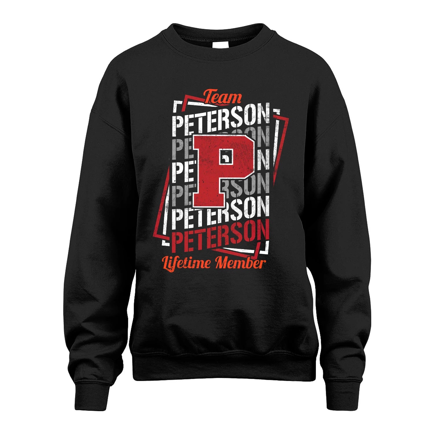 Team Your Name Lifetime Member Sporty Shirt PETERSON M1-25