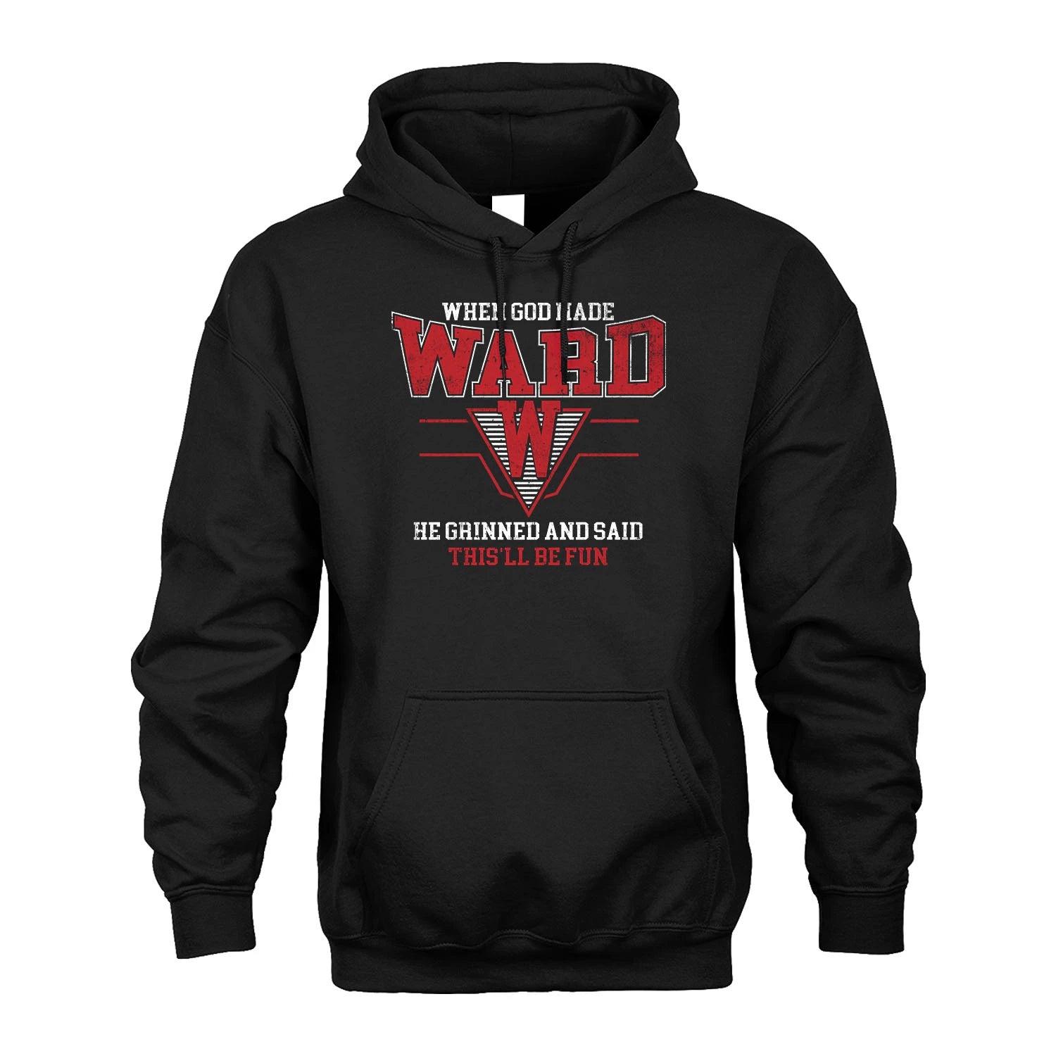 When God Made Your Name He Grinned And Said This'll Be Fun Baseball Shirt WARD M1-29