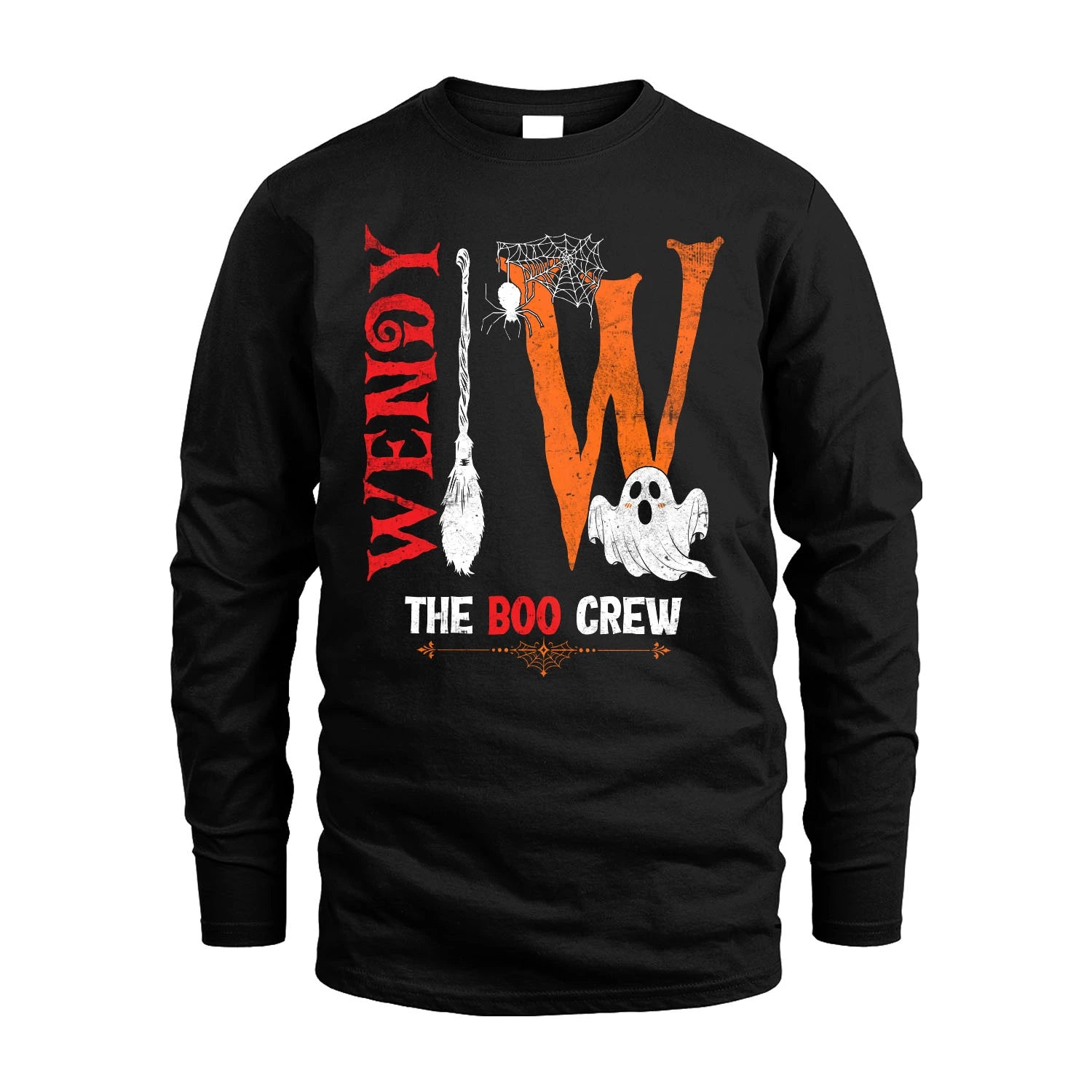 The Boo Crew Halloween With Your Name Shirt WENDY M1-23