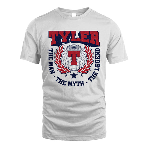 The Man The Myth The Legend Logo Shirt TYLER M1-30