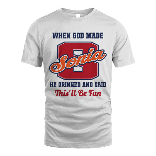 God Made Your Name Custom Shirt SONIA M1-16