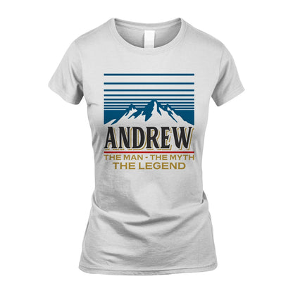 The Man The Myth The Legend Vintage Mountain Shirt ANDREW M1-19
